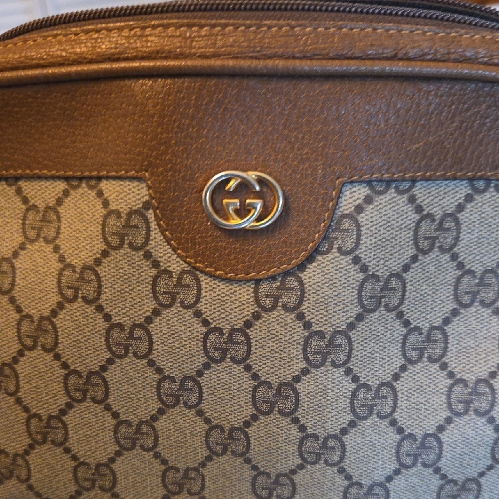 Rare Vintage Gucci Brown Crossbody Bag - Picture 10 of 13